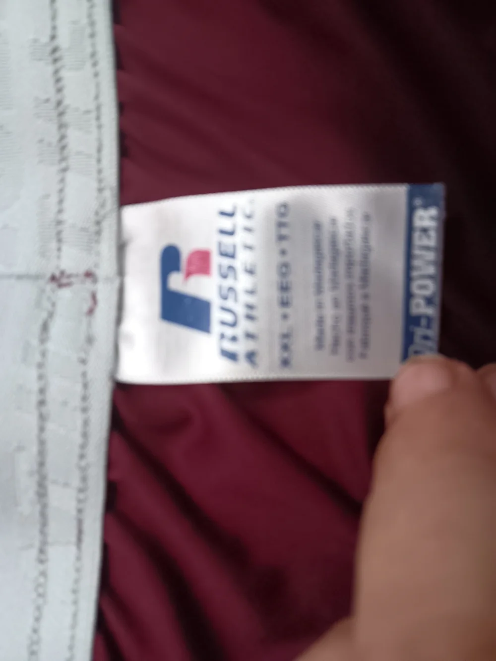 Mens Size 2XL, Russell Athletic Maroon Shorts
